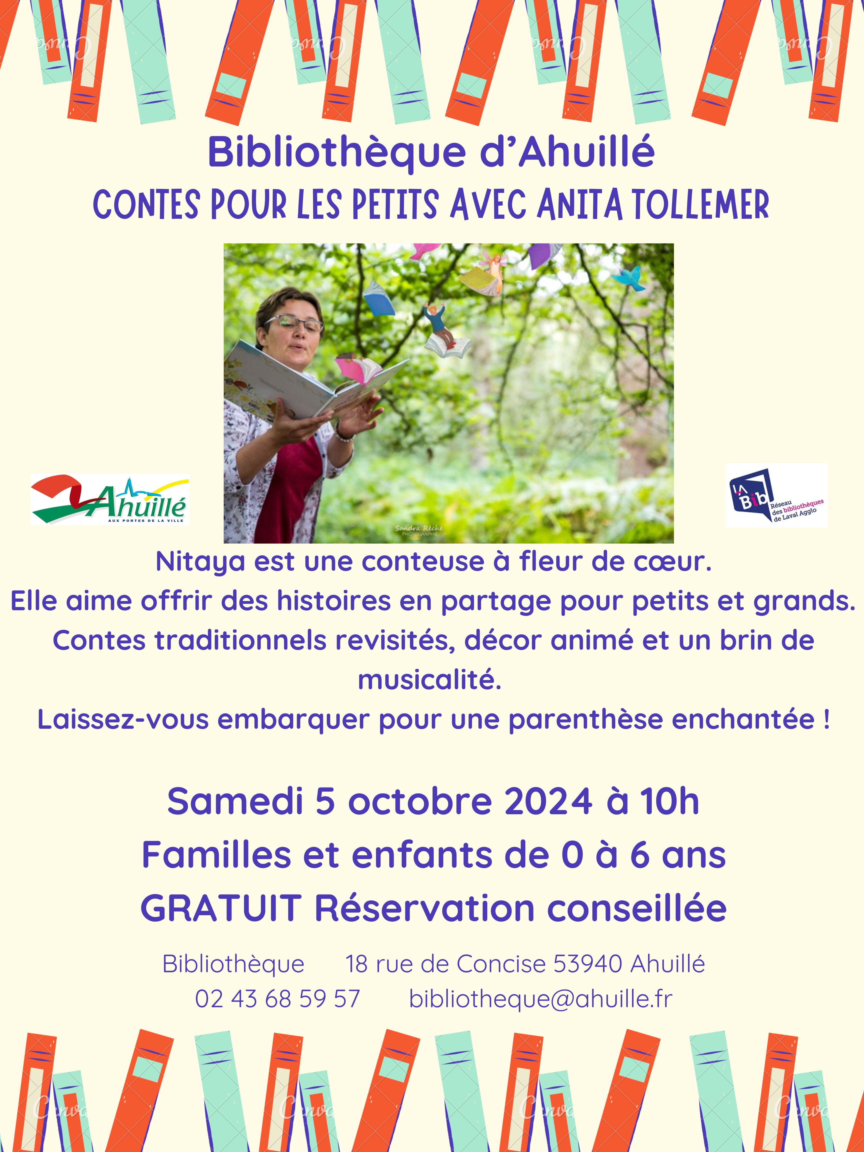 contes à la bibliothèque