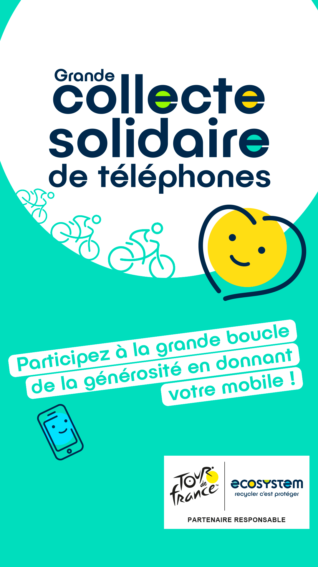 collecte solidaire de téléphones portables