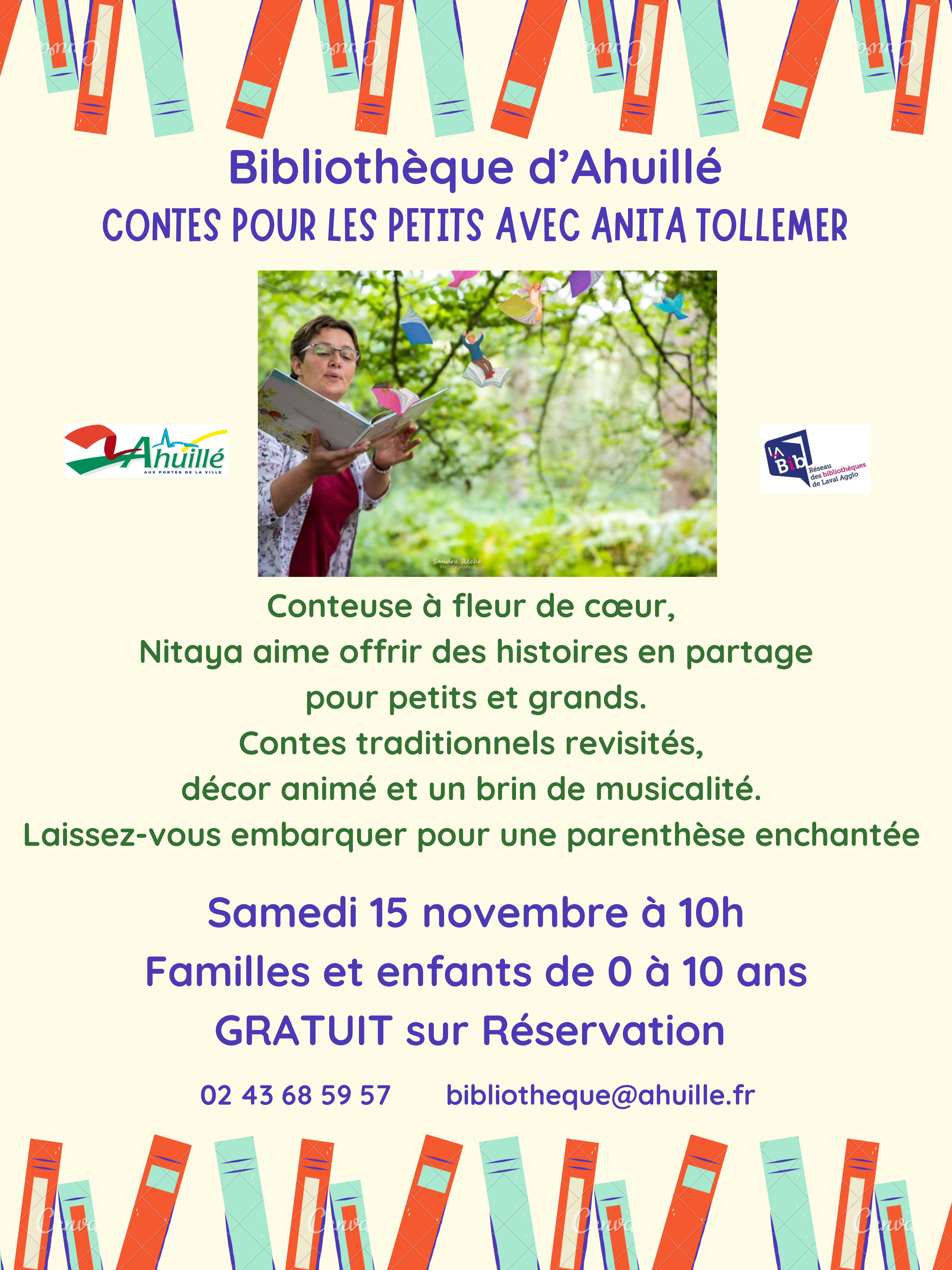 contes à la bibliothèque