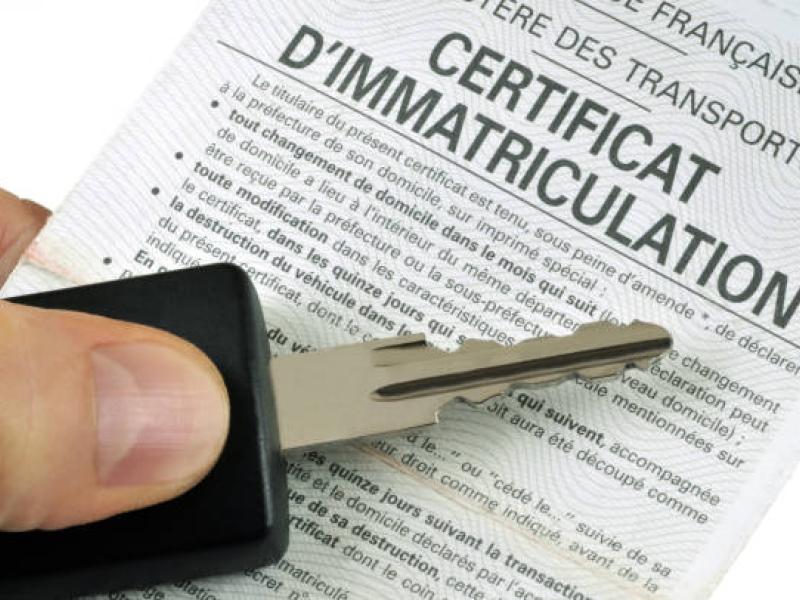 Carte grise - Certificat d'Immatriculation