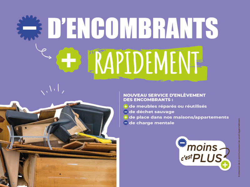 Nouveau service d'enlèvement des encombrants