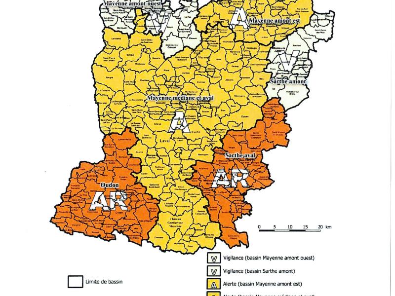 Situation étiage : restrictions d'eau